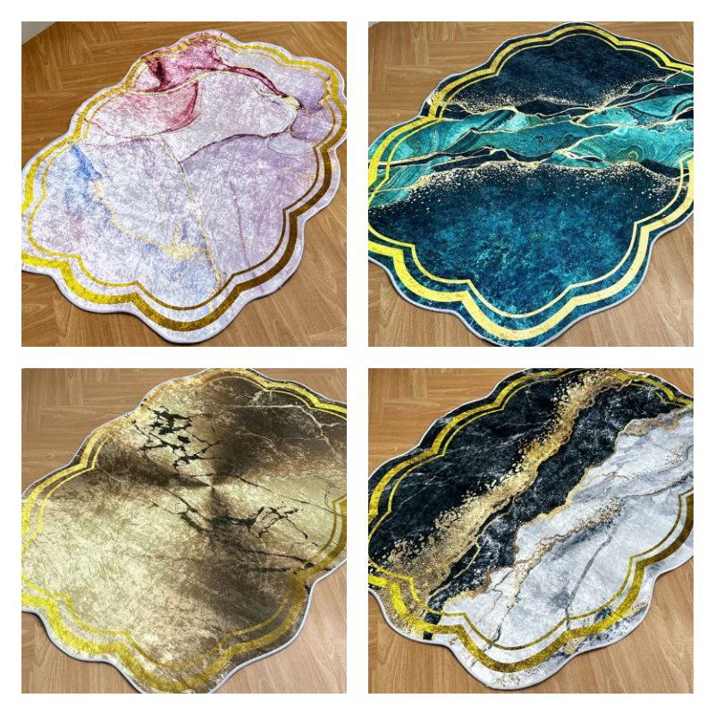 karpet rug rugs bohemia boho gold grey elegant turki turkey