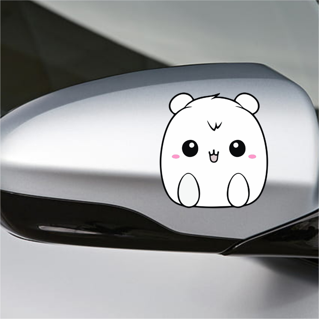 CUTTING STICKER MOBIL HAMSTER STIKER SPION MOBIL