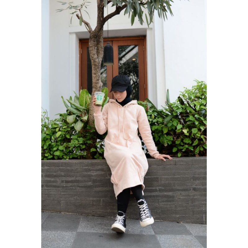 Heaven Sent - Sweater Hangat Hoodie Polos Atasan Wanita  Deana Hoodie
