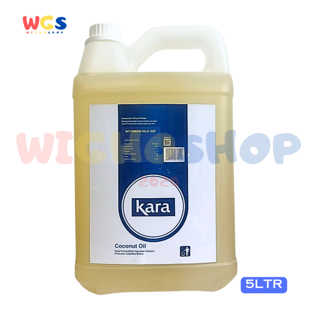 

Kara Coconut Oil 100% 5ltr - Minyak Goreng Kelapa