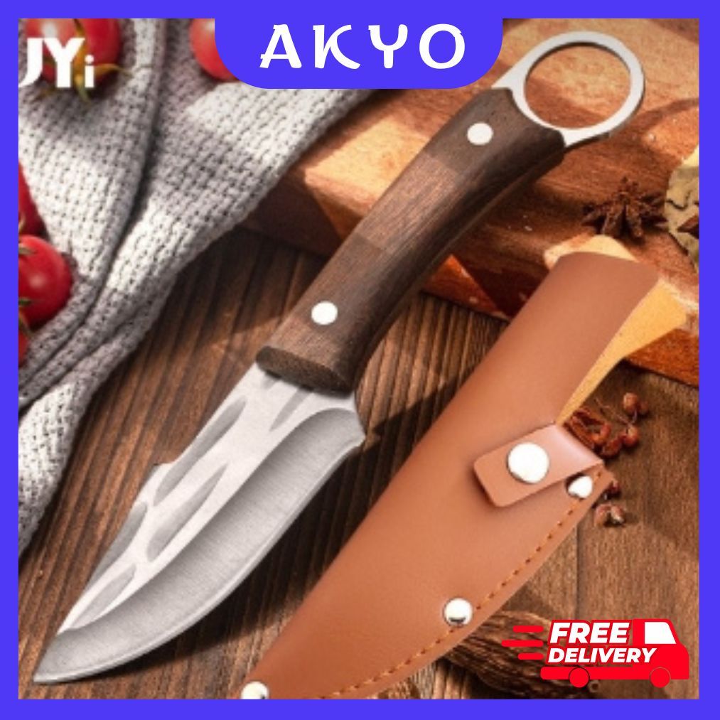 3-LAYER ANTI-RUST KNIFE/Mongolian Kitchen Knife 3 Layer Original/Japanese Knife/3 LAPISAN ANTI KARAT