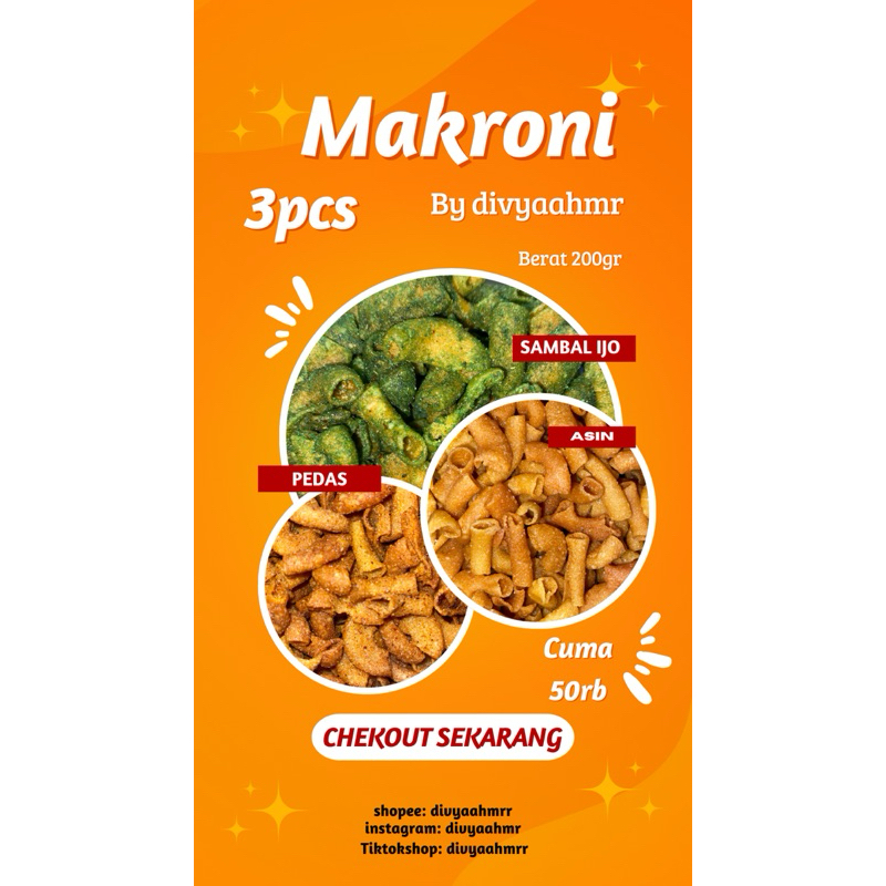 

Makroni building 3pcs