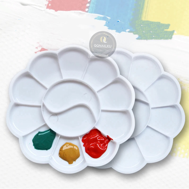 

Tray Painting Mixing plate Tempat Cat Lukis Alat Lukis tempat Warna cat