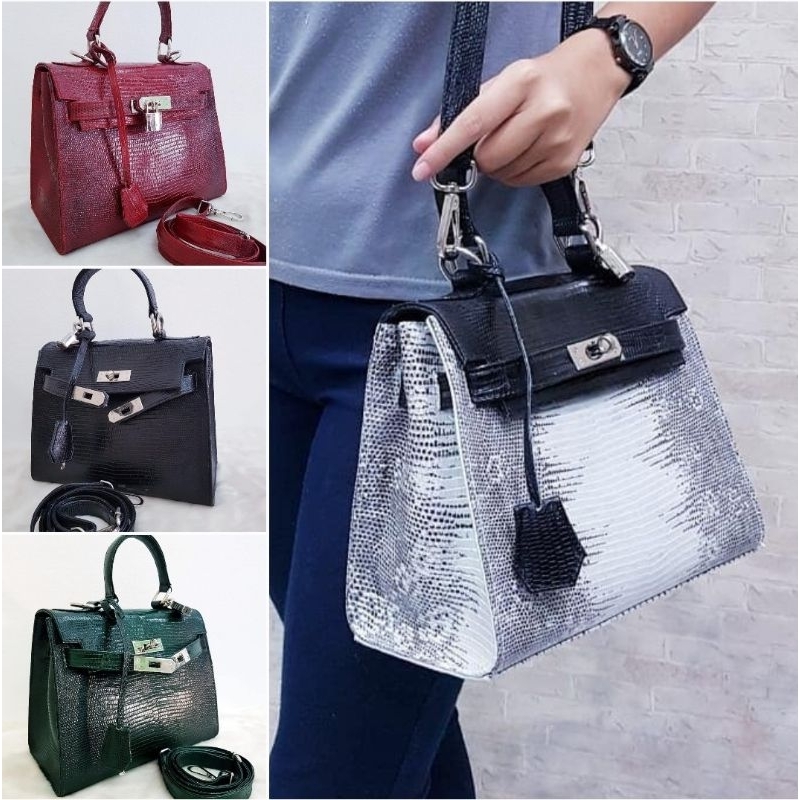 Tas Wanita Kulit Biawak Asli H.K