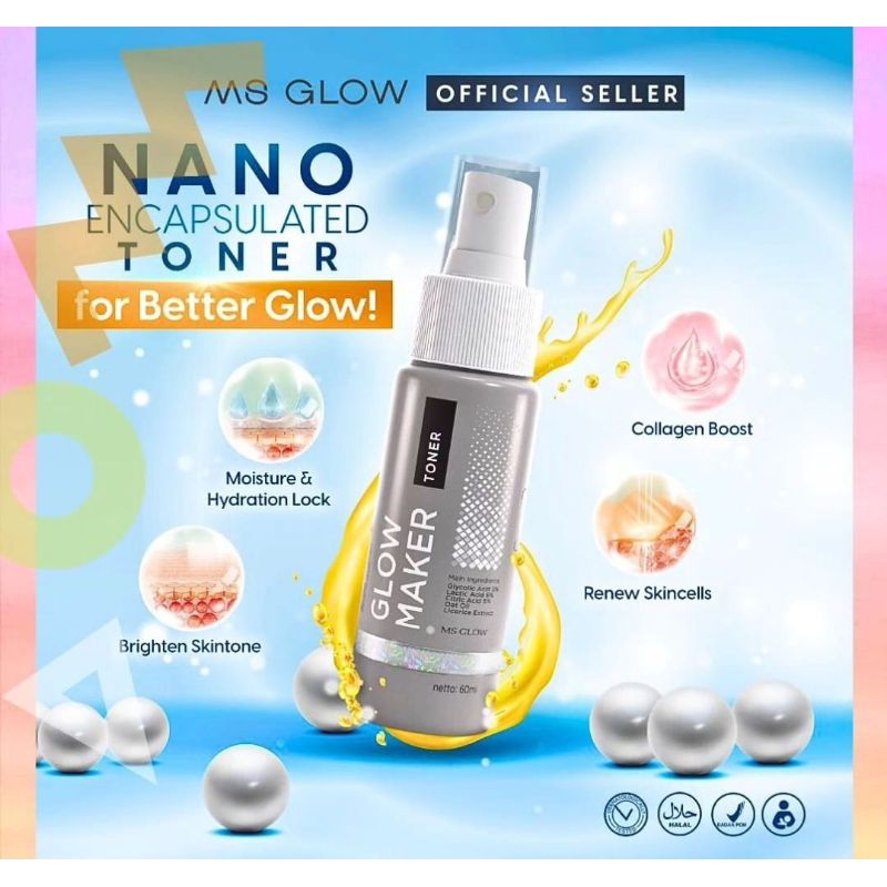Toner Glowing 2026 Glow Maker MS GLOW