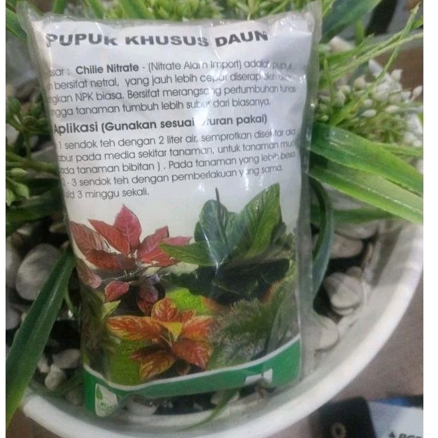 Pupuk NPK khusus Daun