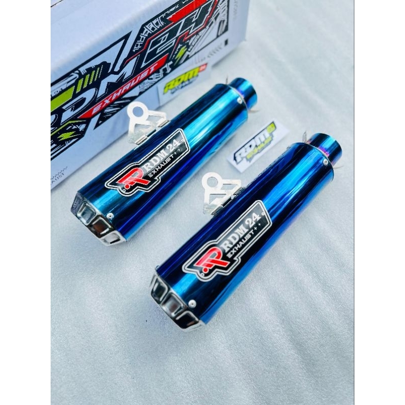 Silincer Knalpot ORIGINAL RDM24 Blue Moon Inlet 50mm