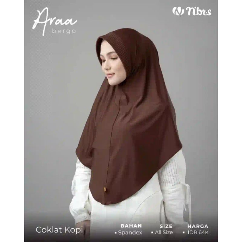 Nibras Araa Bergo Scarf - DZ - GON - Fix