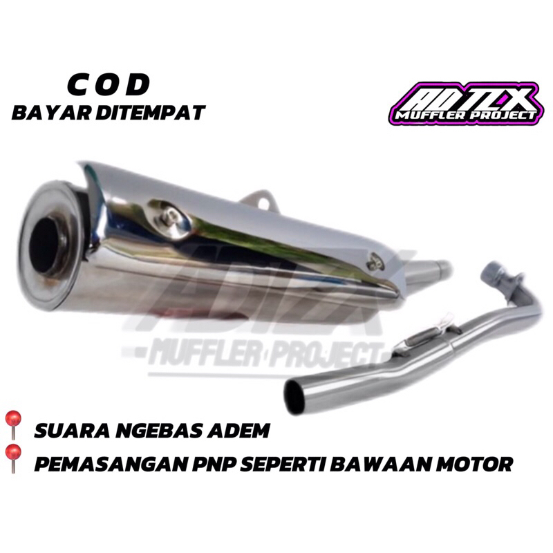 KNALPOT STANDAR RACING BUAT MOTOR JUPITER Z1 R RR VEGA ZR RR R FORCE CRYPTON KHARISMA VEGA LAMA DLL