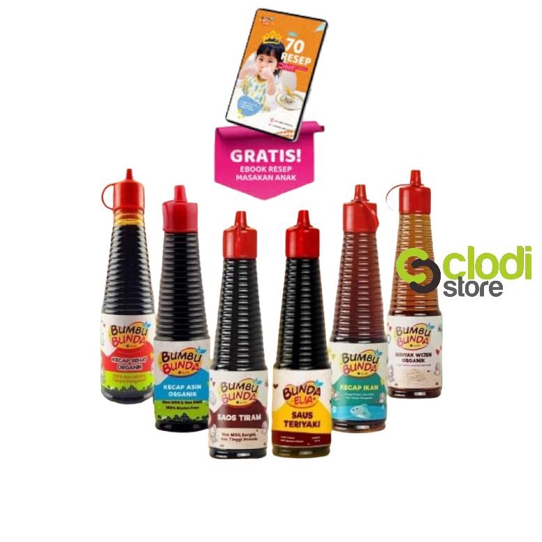 

KODE 6WCOV Bumbu Bunda Kecap Bumbu Bunda Kecap MPASI Anti GTM Kecap Bayi Kecap Organik MPASI Penambah Nafsu Makan Penambah Berat Badan BB Booster MPASI Bayi Anti GTM Saos Tiram Minyak Wijen Kecap Magels Kecap manis Kecap Asin