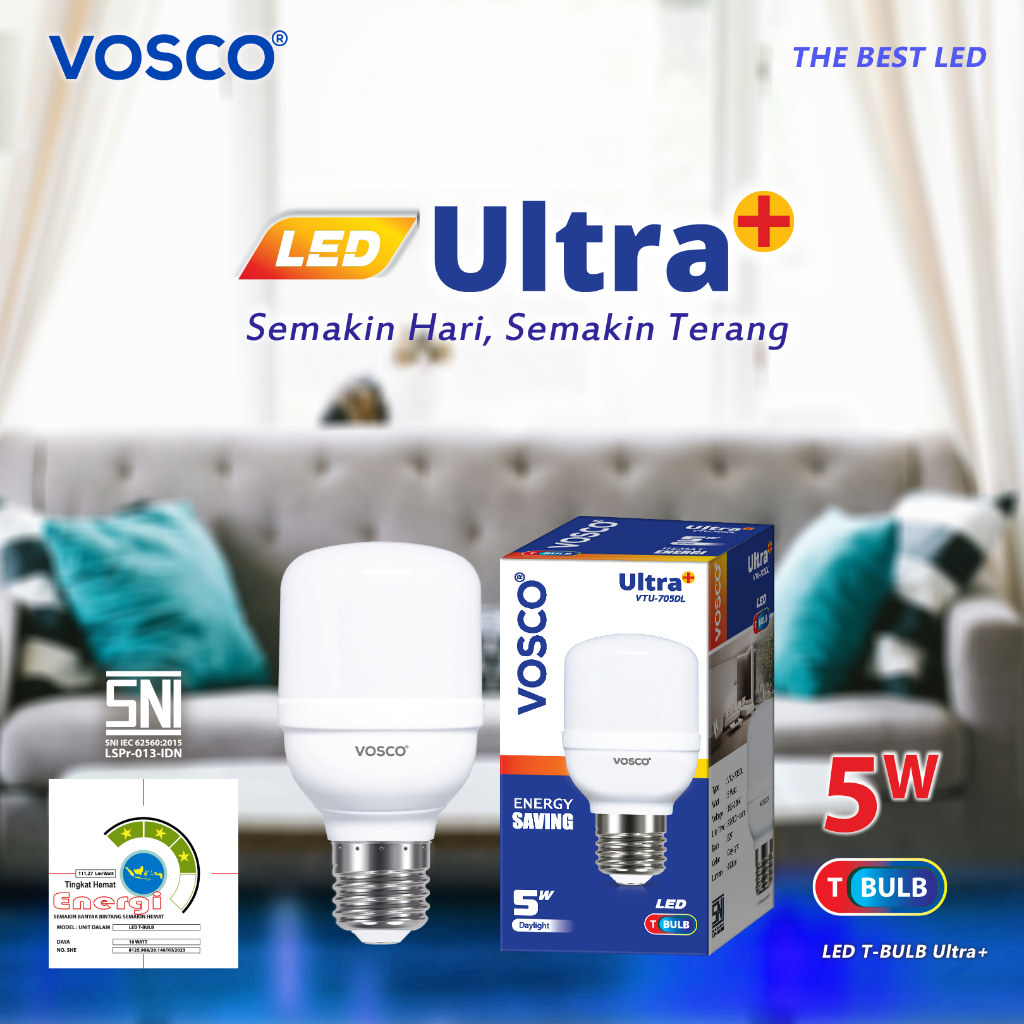 LAMPU LED PREMIUM GARANSI GRADE SETARA HANNOCH MERK LUXCO VOSCO TERANG DAN AWET MULAI DARI 3 WATT