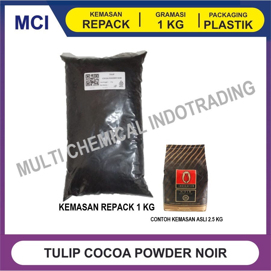 

TULIP NOIR BLACK COKLAT BUBUK / COCOA POWDER 1 KG