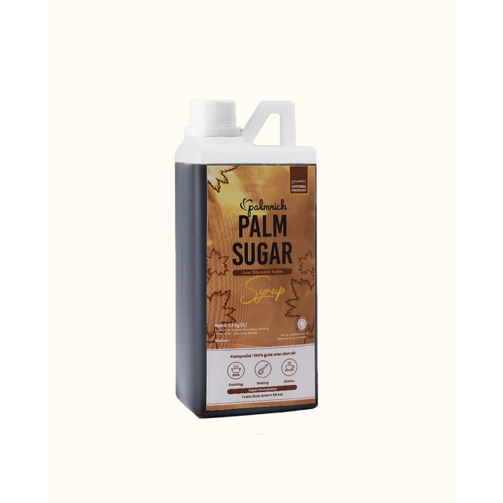 

ADY78 PALMRICH - Gula Aren Cair Premium 1 Liter - 100 % Liquid Palm Sugar " Best Seller '
