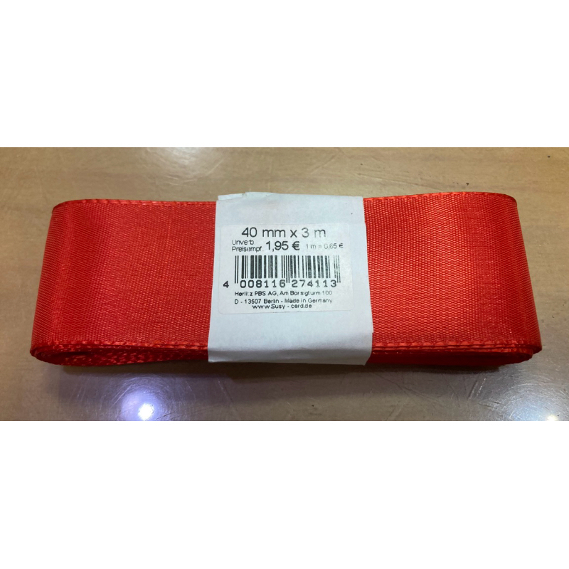 

Pita Satin 1.25 inch 3.5 cm Merah ( isi 3 meter)