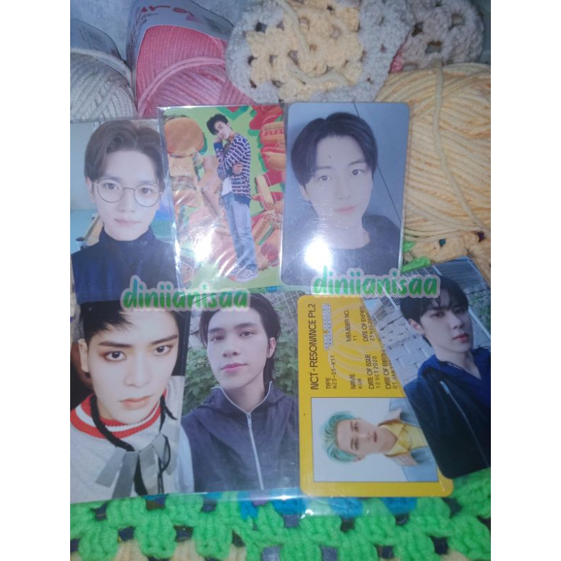 Official Photocard Jaemin Taeyong Jaehyun Kun Hendery Jaemin owhat hello future Jaehyun Firetruck Ta