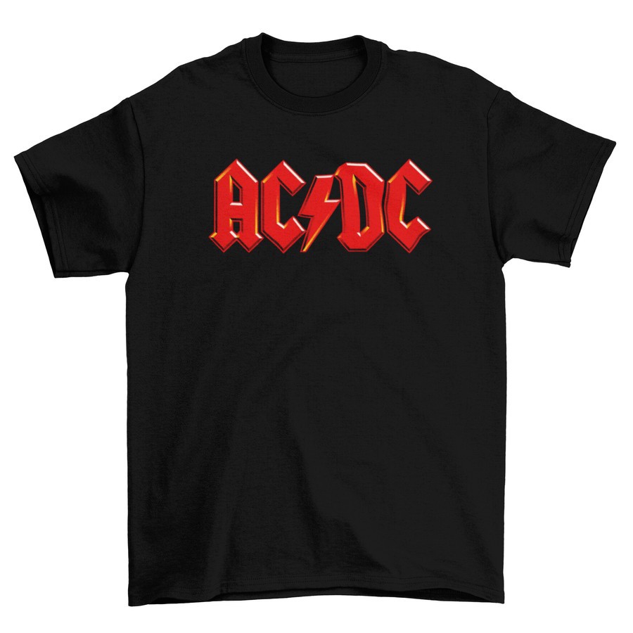 [HOT] Tomoinc Kaos Band Pria ACDC - Logo Red