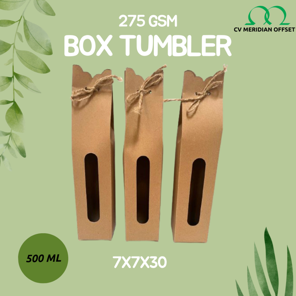 

Box tumbler kemasan botol souvenir box packaging hampers gift