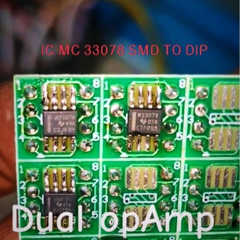 IC MC33078 SMD TO DIP MC 33078