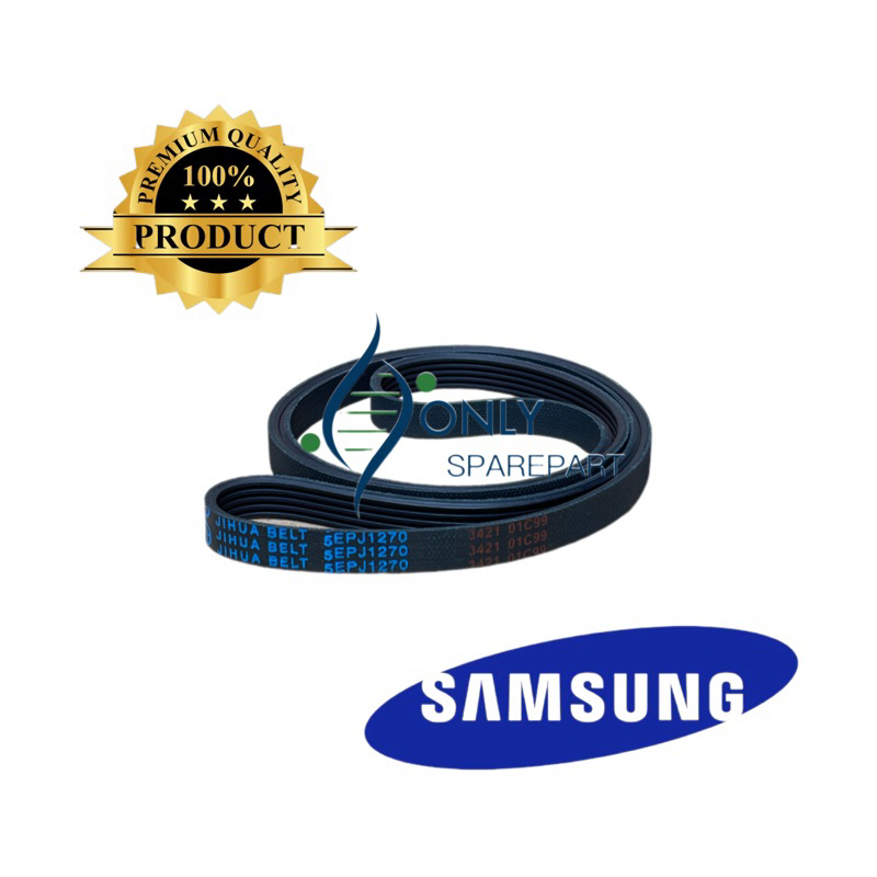 Fan belt Vanbelt V belt 5EPJ1270 Dryer Mesin Cuci Samsung