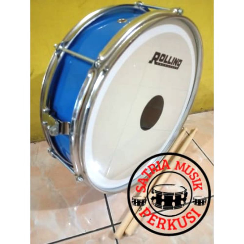 Snare drum suporter bola 14 inc Warna BIRU khas PSIS SEMARANG