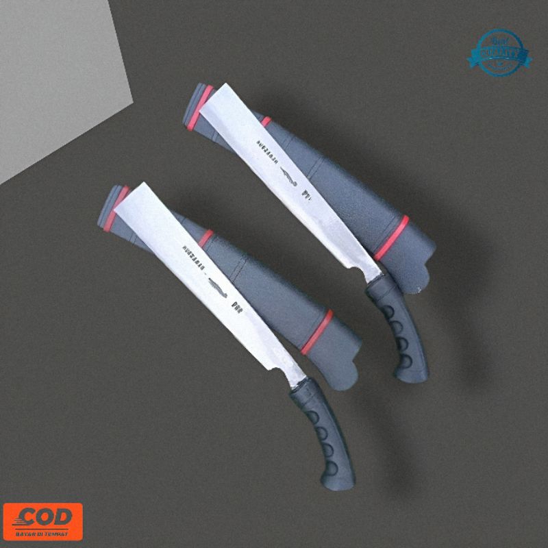 Pisaugolok Bambu dan Tebas Kebun Baja Asli