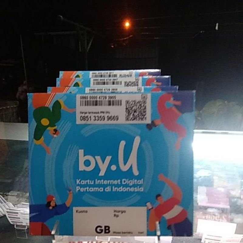 kartu perdana by.u kosong