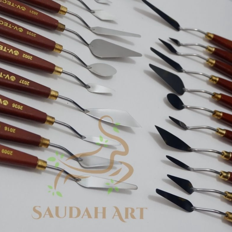 

DISKON AKHIR BULAN Pisau Palet Lukis VTec BesiPainting Knife VTec pcs