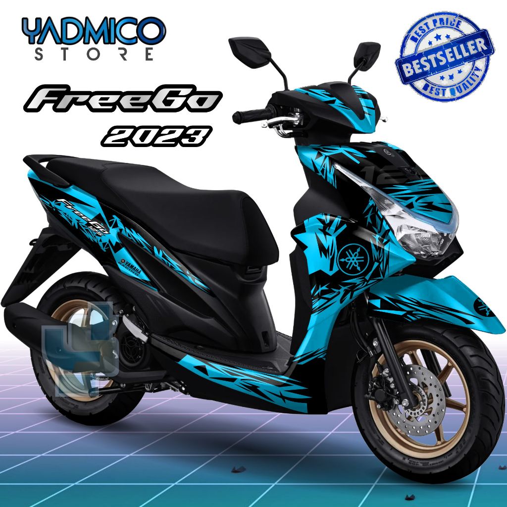 Decal Freego 2023 Full Body - Stiker Motor Yamaha Freego New 2023 Full Body - Dekal Freego New 2023 