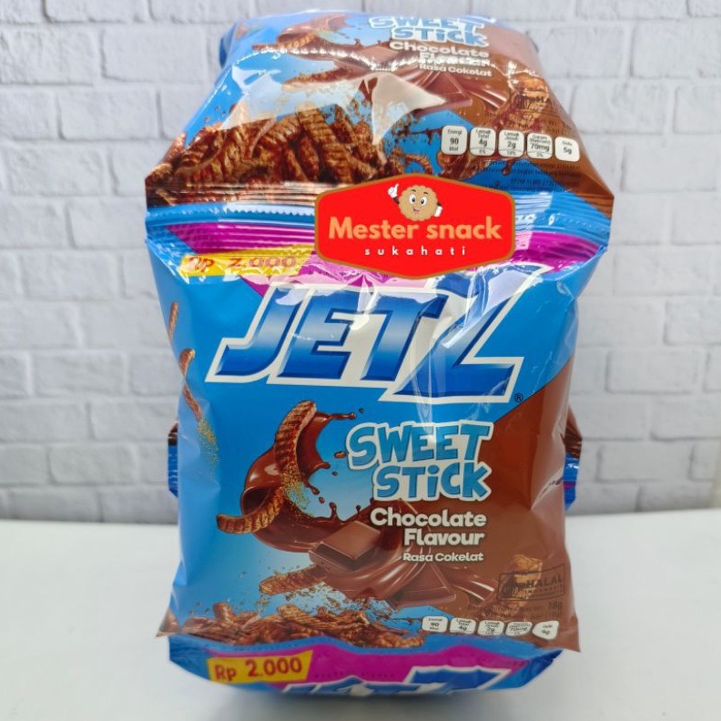 

Termurah Jetz Sweet Chocolate Jetz Coklat Jetz Kentang Chiki Kiloan Snack Chiki