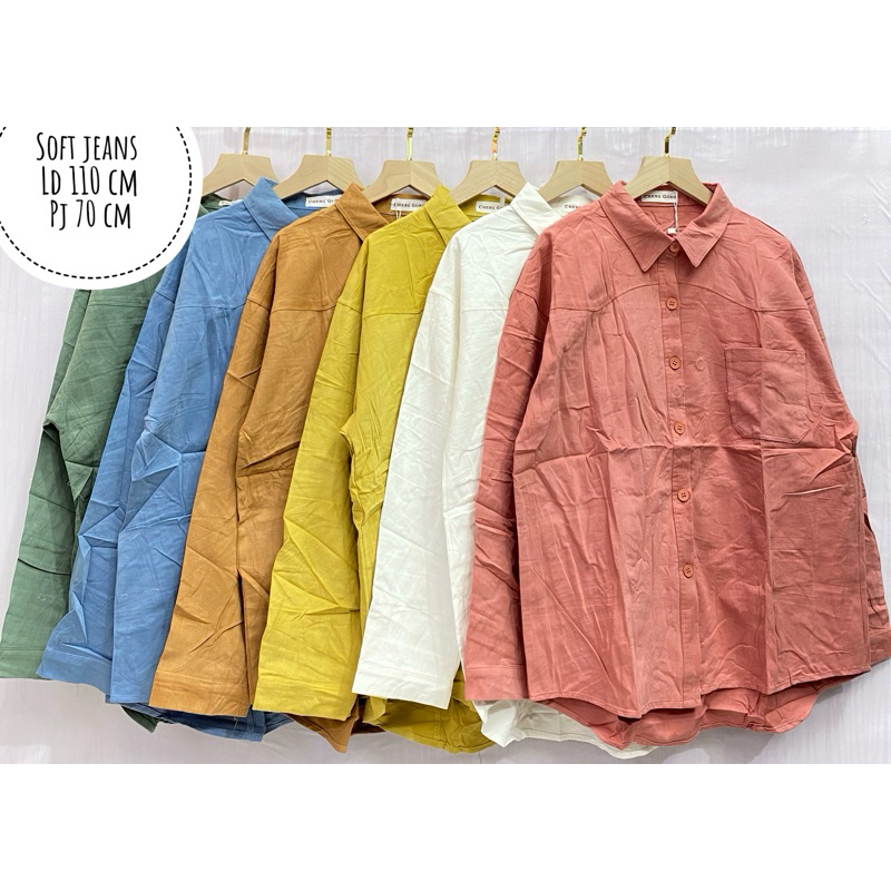 KEMEJA OVERSIZE WANITA IMPORT