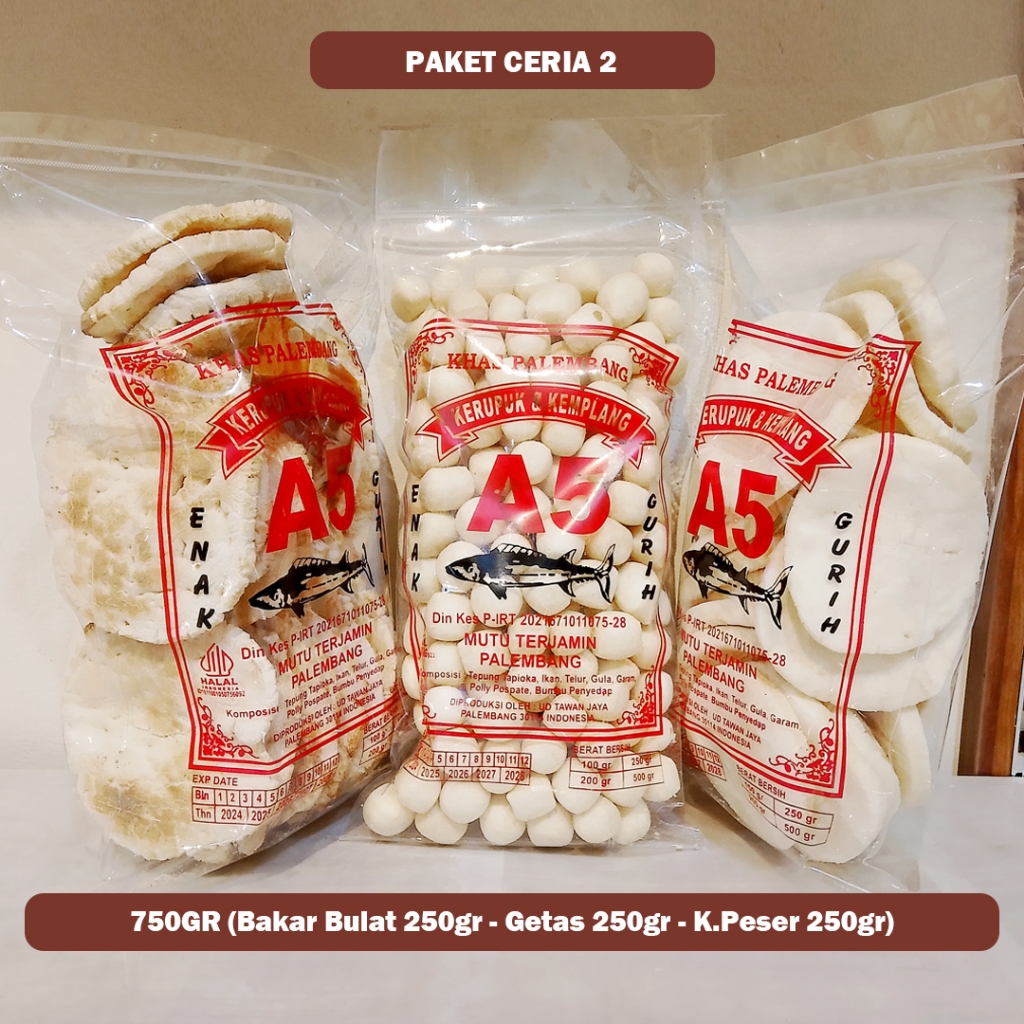 

PAKET CERIA 2 - BAKAR BULAT, GETAS, PESER