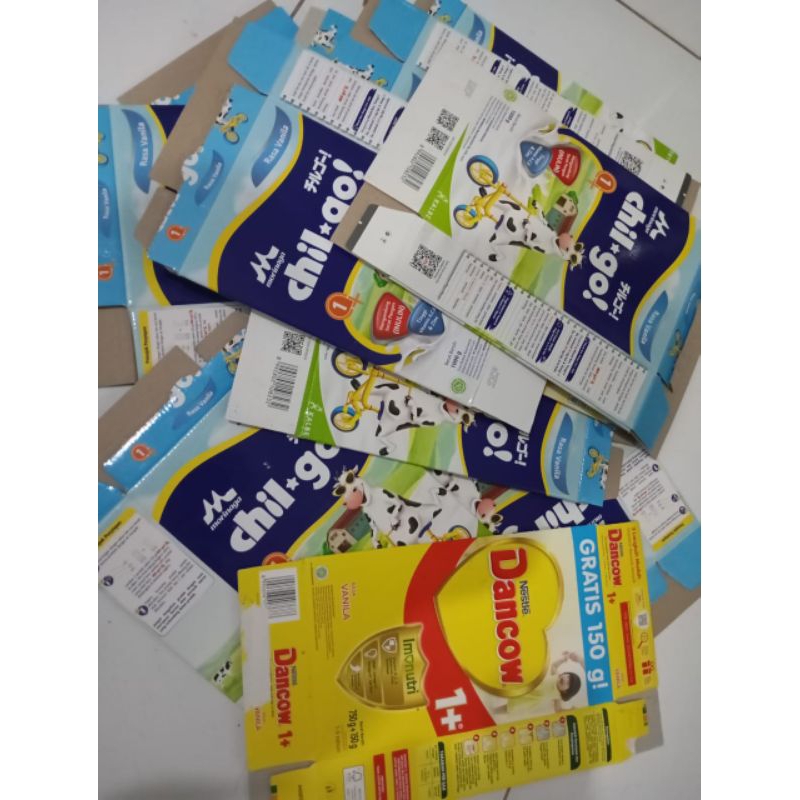 

kardus bekas susu uk 1 kg
