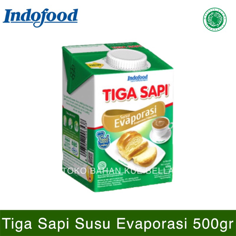 

Tiga Sapi EVAPORASI 500gr - Susu Evaporasi