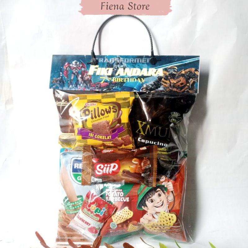 

Bingkisan//Ulang Tahun Anak Murah Label//Souvernir Ulang Tahun//Hampers