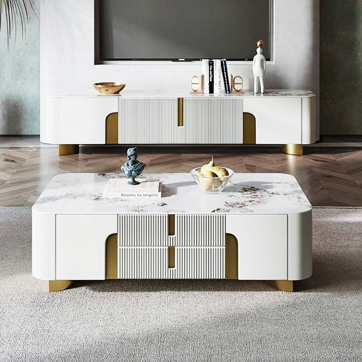 Bufet meja tv set coffee table meja set ruang tamu