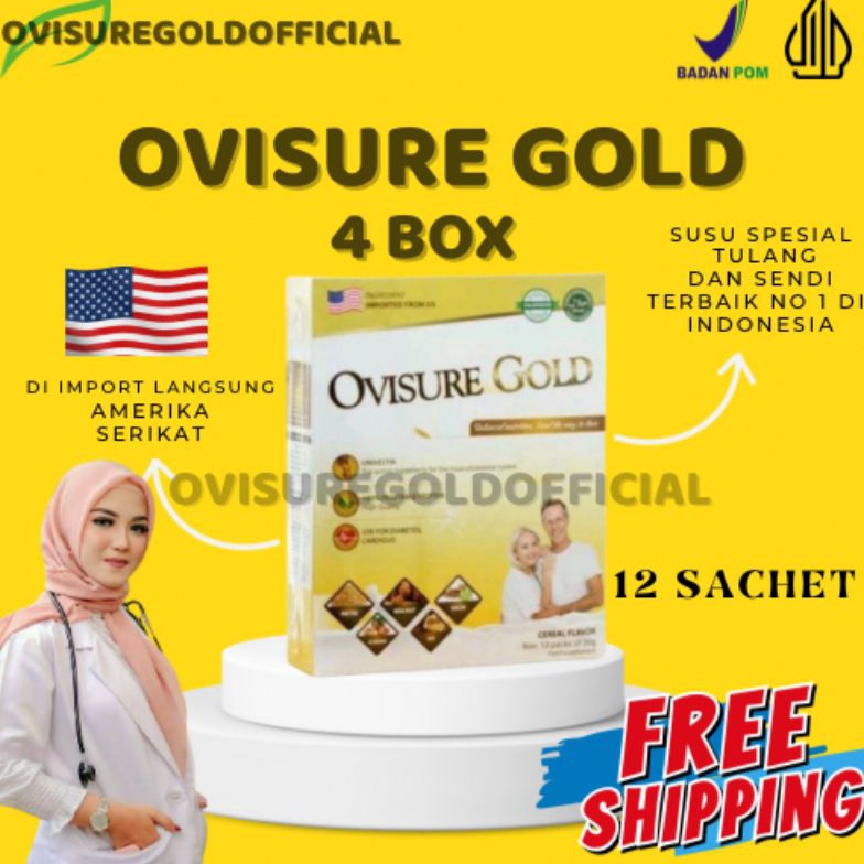 

Terlaris COD OVISURE GOLD SUSU OBAT VITAMIN TULANG DAN SENDI SYARAF KEJEPIT KERAM ORIGINAL USA