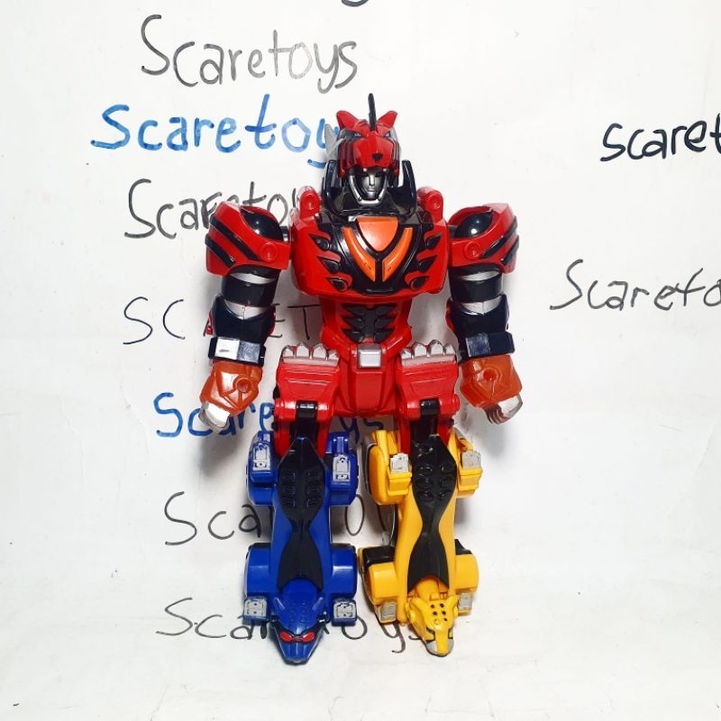 Power Rangers jungle fury jungle pride megazord DX Juken Sentai Gekiranger Gekirobo geki robo megazo