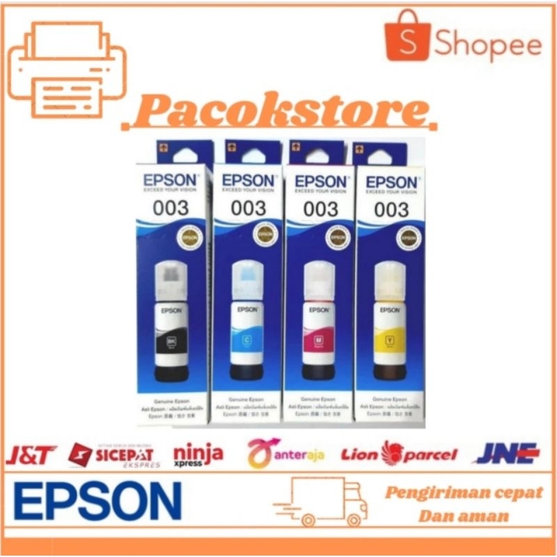 tinta epson 003 L110-L3110-L3116-L3150 1set original