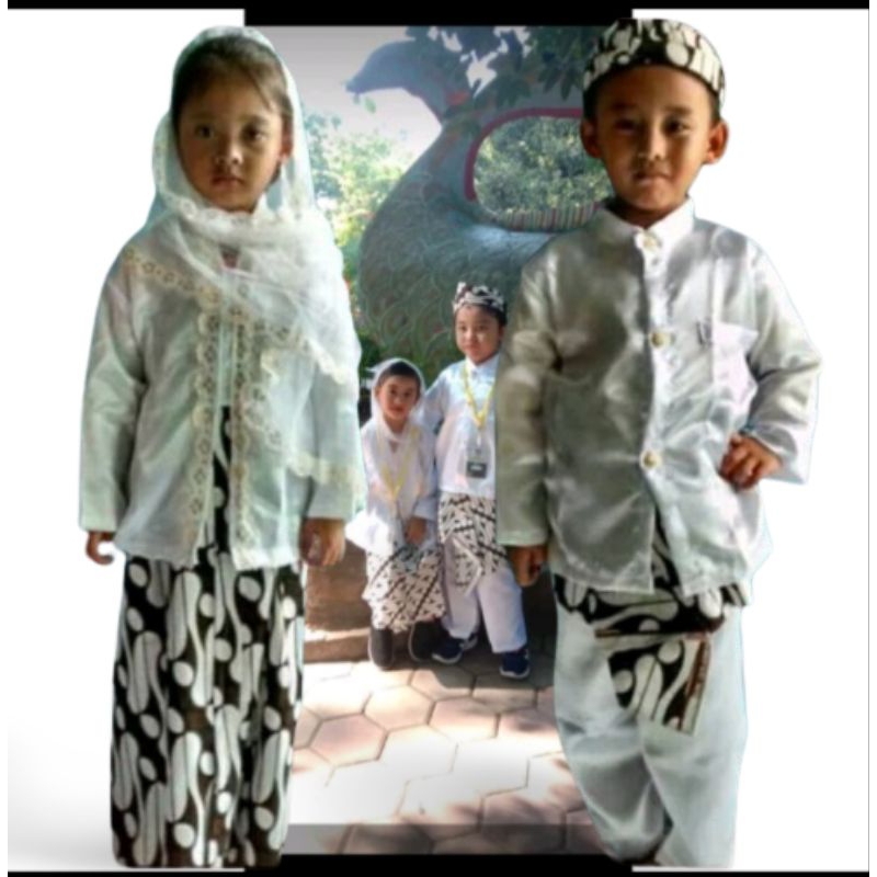 baju adat cak dan ning Suroboyoan/ baju adat surabaya