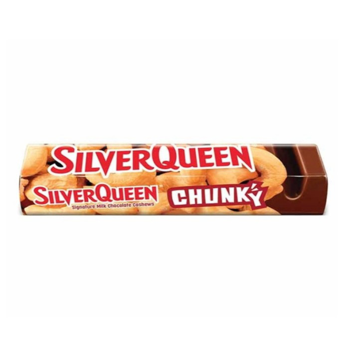 

Silverqueen chunky bar milk chocolate cashew 30 gram