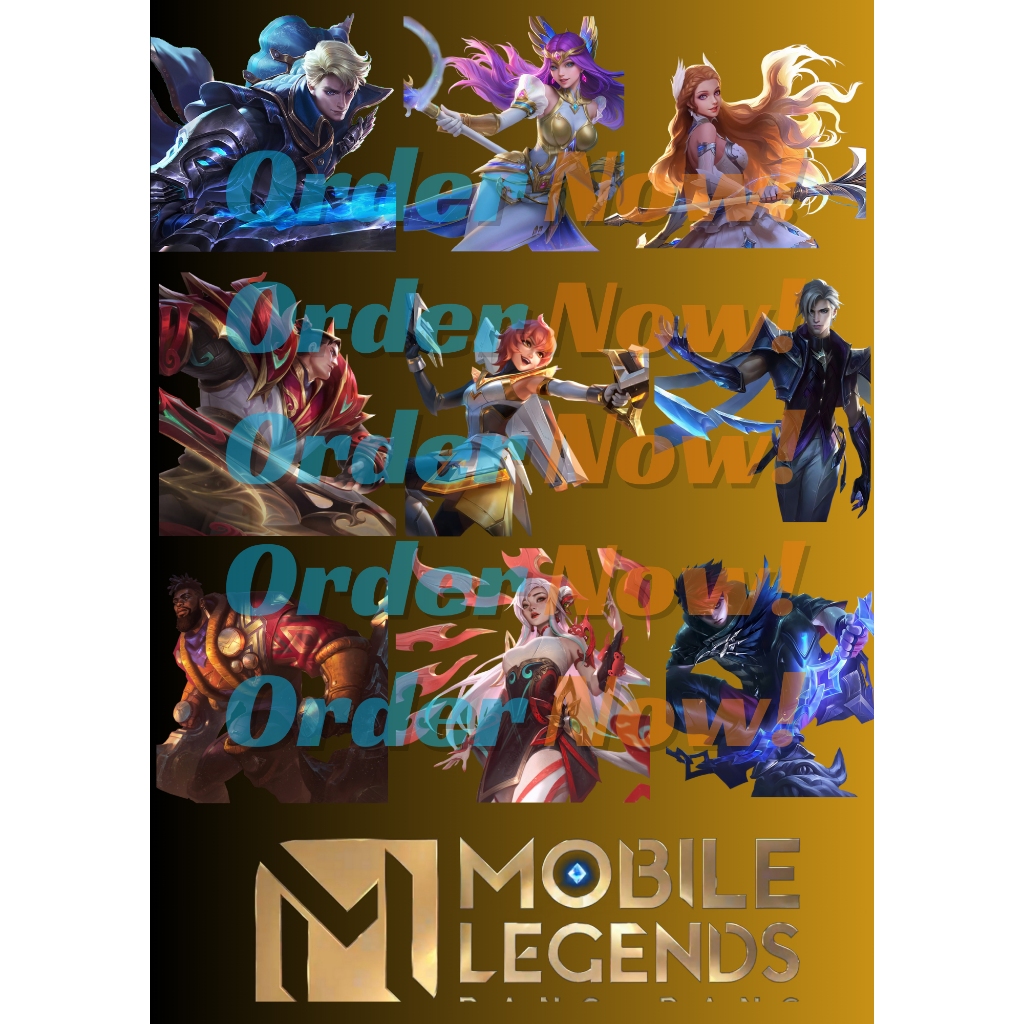 

Stiker Mobile Legends Sticker Mobile Legends Vinyl Waterproof High Quality