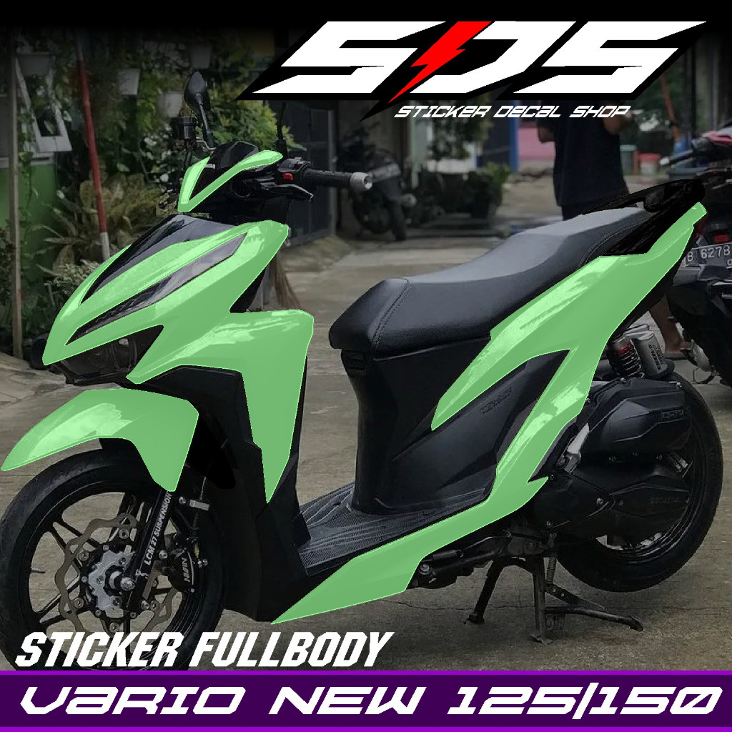 Decal Sticker POLOS Vario 125 150 NEW Full Body-Stiker Vario 125/150 NEW 2018 Motif Polos Full Body