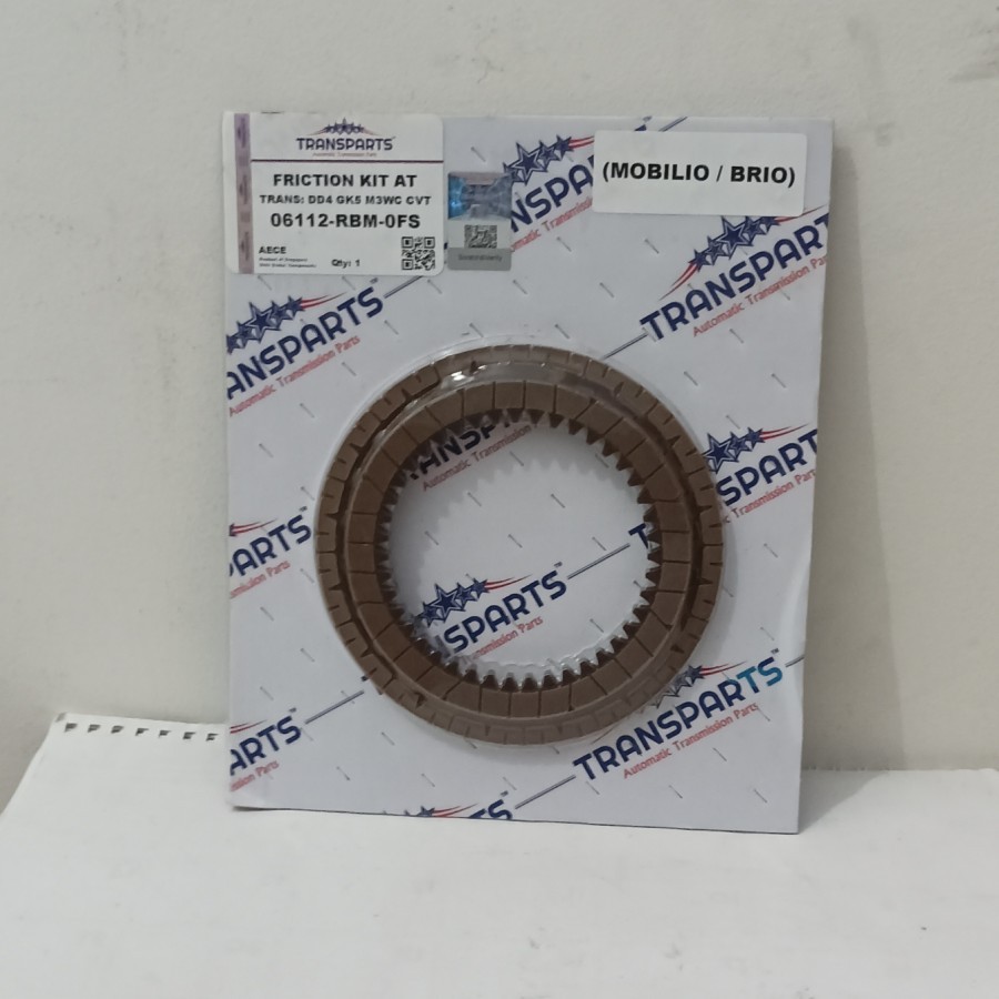 Kampas Kopling Set Matic Jazz RS Brio Mobilio CVT