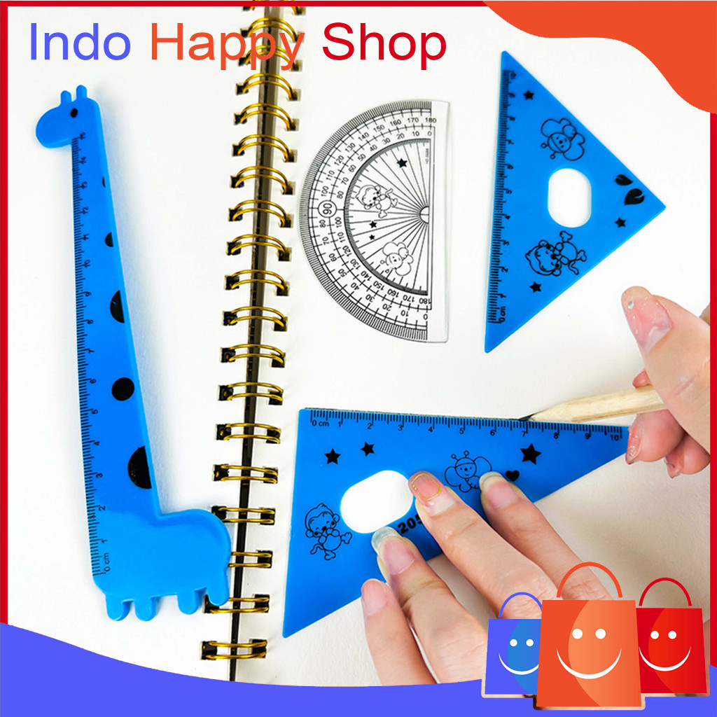 

Penggaris Set 4 Busur Derajat Penggaris Segitiga Anak Sekolah 1135