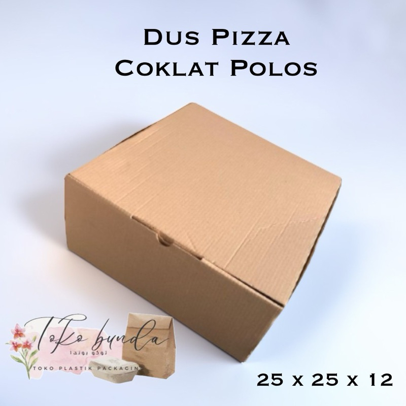 

Dus Pizza Coklat Polos uk 25x25x12