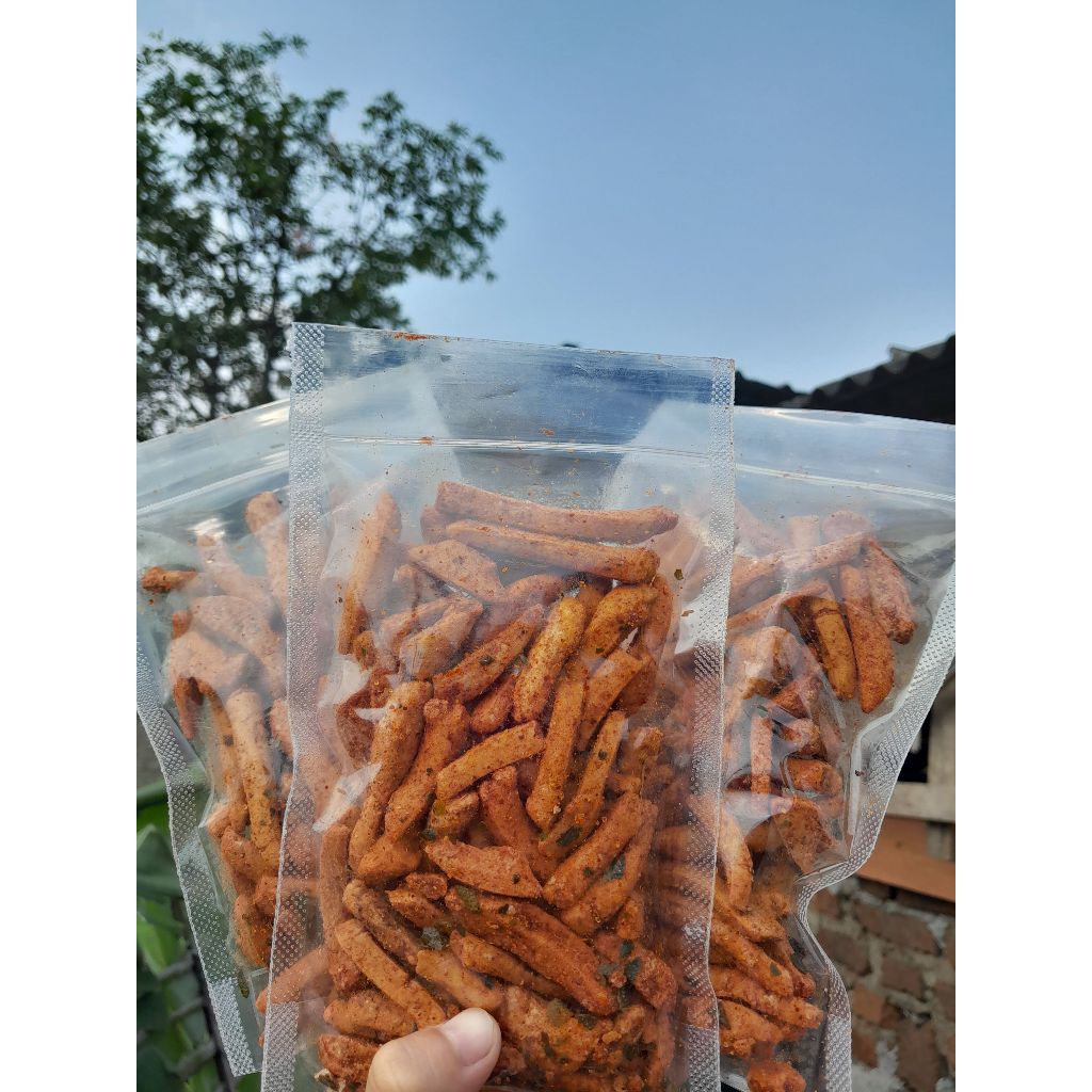 

Paket Leseller basreng pedas daun jeruk isi 100gram