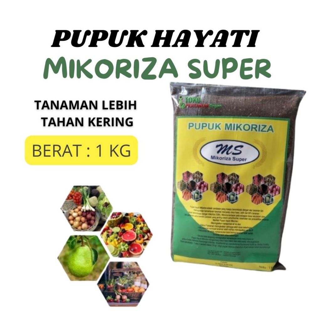 PUPUK HAYATI MIKORIZA / PUPUK MIKORIZA 1 KILOGRAM