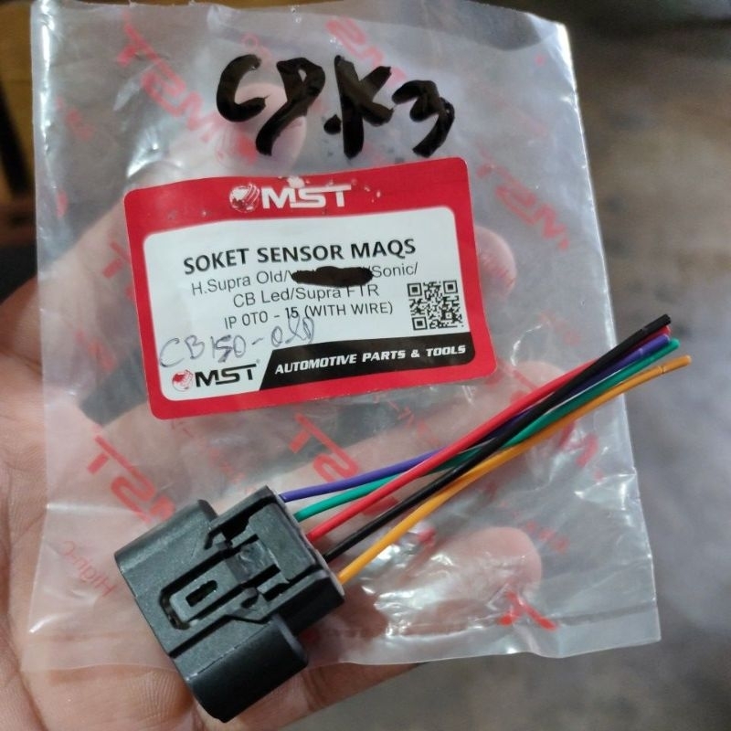 Soket Sensor TPS Supra X 125 Old Fi,Sonic Fi,Cb 150 Led,Cb150 Old,Supra GTR/MST OTOPARTS