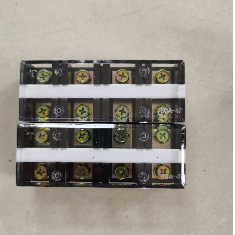 Terminal Block 60A 4P - Terminal Block Kaca TC-604