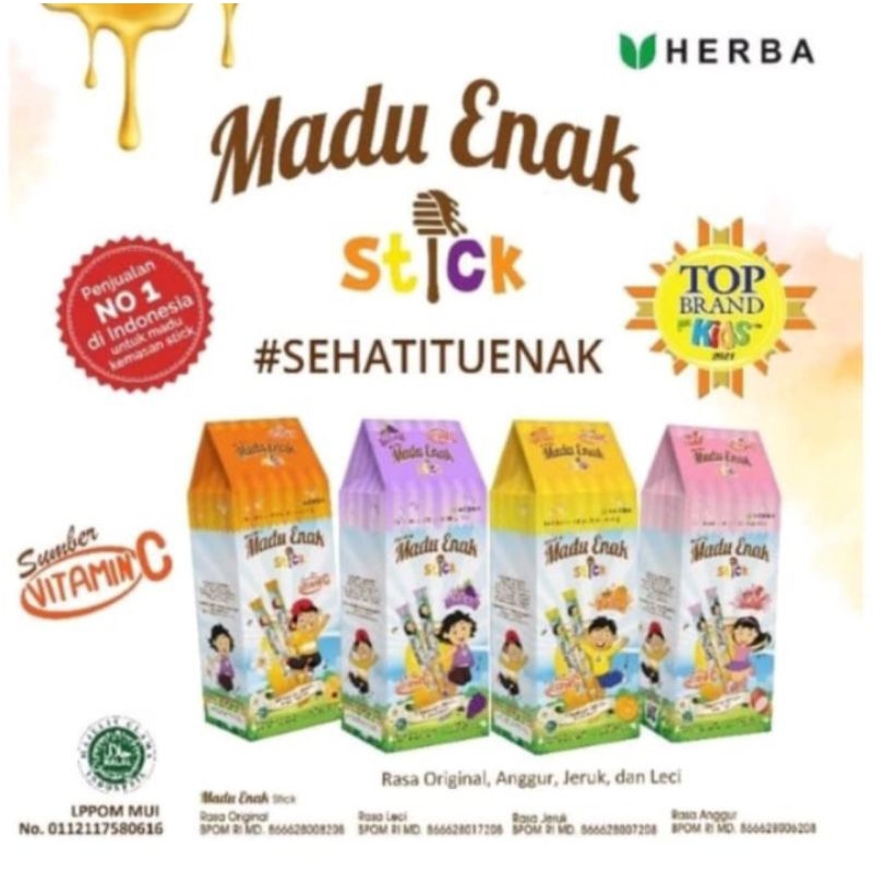 

Madu Enak Stik per box isi 20 stik